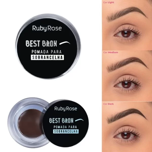 POMADA PARA SOBRANCELHA COM COR - DARK RUBYROSE - Image 2